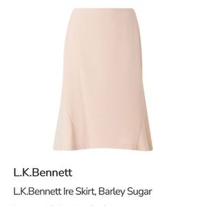 LK Bennett Ire Skirt in Barley Sugar Sz. 4(US) Sz 8(UK) NWOT